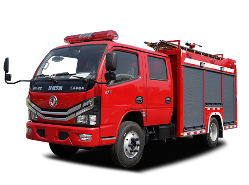 【汉成牌】东风多利卡2吨水罐消防车