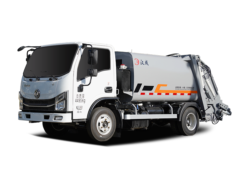 【汉成牌】东风华神V3-蓝牌压缩式垃圾车（燃油车）